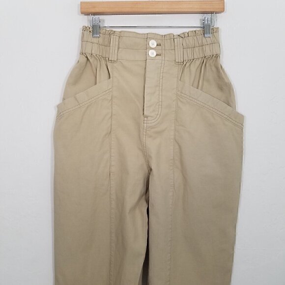 Free People Super High Rise Button Fly Pants Size S - Picture 2 of 7